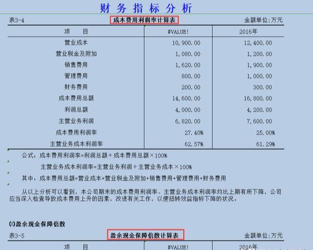 全套Excel财务报表分析模板大放送，利润表、现金流量表一键收藏-图8